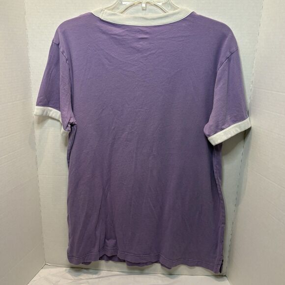 Victoria’s Secret Pink Crew Neck Campus Ringer T-shirt Top, Lavender , Size S - Picture 5 of 6